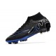 Nike Air Zoom Mercurial Superfly IX Elite Fg Nero Cromo Hyper Royal