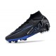 Nike Air Zoom Mercurial Superfly 9 Elite AG Nero Cromo Hyper Royal