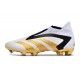 Scarpe da Calcio adidas Predator Accuracy + FG Bianco Oro Nero