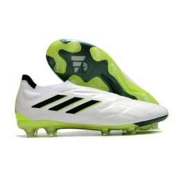 Scarpa adidas Copa Pure+ FG Bianco Nero Core Limone Lucido