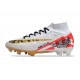 Nike Air Zoom Mercurial Superfly IX Elite Fg MR Bianco Rosso Oro