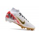 Nike Air Zoom Mercurial Superfly IX Elite Fg MR Bianco Rosso Oro