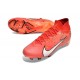 Nike Air Zoom Mercurial Superfly IX Elite Fg MDS Rosso Bianco