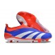 adidas Predator Elite Senza Lacci FG Blu Bianco Rosso
