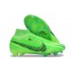 Nike Air Zoom Mercurial Superfly IX Elite Fg MDS Verde Strike Nero Verde Stadium