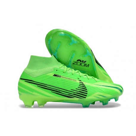 Nike Air Zoom Mercurial Superfly IX Elite Fg MDS Verde Strike Nero Verde Stadium