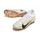 Nike Air Zoom Mercurial Superfly IX Elite Fg Bianco Oro Nero