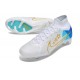 Nike Air Zoom Mercurial Superfly IX Elite Fg Bianco Blu Oro