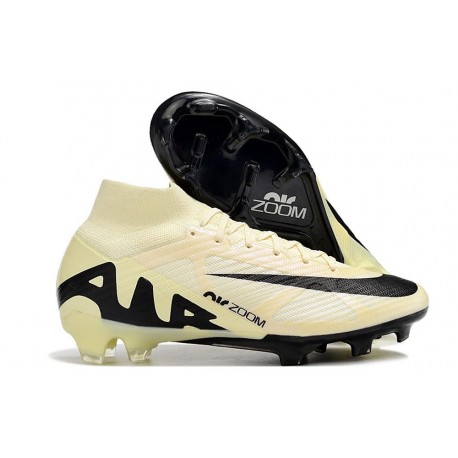 Nike Air Zoom Mercurial Superfly IX Elite Fg Lemonade Nero