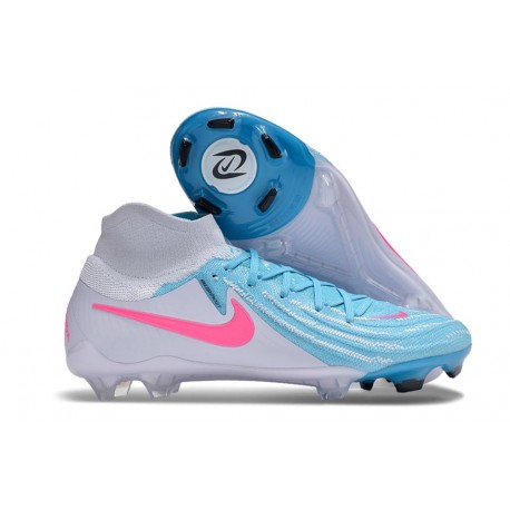 Nike Phantom Luna II Elite FG Uomo Blu Bianco Rosa