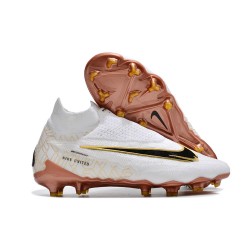 Scarpe Nike Phantom GX Elite DF FG Bianco Oro
