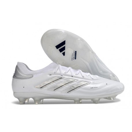 adidas Copa Pure 2 + Elite FG Bianco Argento Met