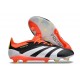 Scarpa Calcio adidas Predator Elite FG Nero Core Bianco Rosso Solare