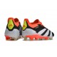 Scarpa Calcio adidas Predator Elite FG Nero Core Bianco Rosso Solare