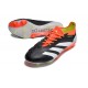 Scarpa Calcio adidas Predator Elite FG Nero Core Bianco Rosso Solare