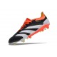 Scarpa Calcio adidas Predator Elite FG Nero Core Bianco Rosso Solare