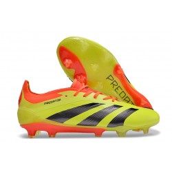 Scarpa Calcio adidas Predator Elite FG Giallo Nero Rosso 