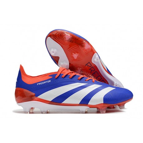 Scarpa Calcio adidas Predator Elite FG Blu Bianco Rosso