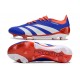 Scarpa Calcio adidas Predator Elite FG Blu Bianco Rosso