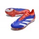 Scarpa Calcio adidas Predator Elite FG Blu Bianco Rosso
