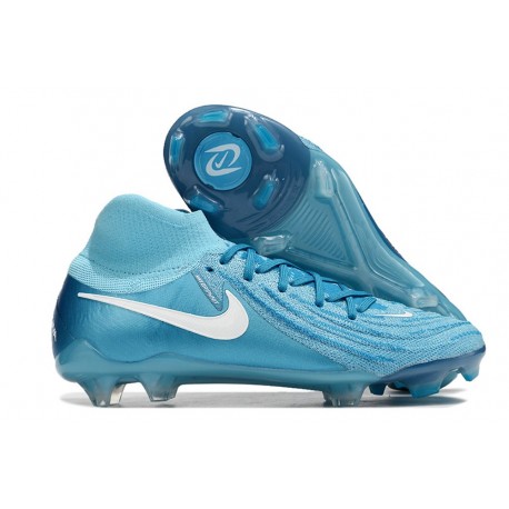 Nike Phantom Luna II Elite FG Uomo Blu Bianco