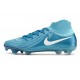 Nike Phantom Luna II Elite FG Uomo Blu Bianco
