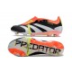 adidas Predator Elite Tongue FG Nero Core Bianco Rosso Solare