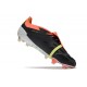adidas Predator Elite Tongue FG Nero Core Bianco Rosso Solare