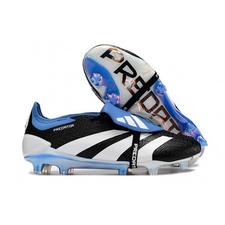 adidas Predator Elite Tongue FG Nero Bianco Blu