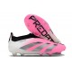 adidas Predator Elite Senza Lacci FG Rosa Bianco Nero