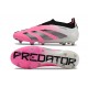 adidas Predator Elite Senza Lacci FG Rosa Bianco Nero