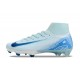 Scarpe Nike Zoom Mercurial Superfly X Elite FG Ghiacciaio Blu Blu Orbit