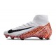 Scarpe Nike Zoom Mercurial Superfly X Elite FG Bianco Nero 