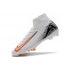 Scarpe Nike Zoom Mercurial Superfly X Elite FG Bianco Arancio Nero
