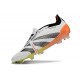 adidas Predator Elite Tongue FG Bianco Nero Arancione