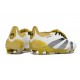 adidas Predator Elite Foldover Tongue FG Bianco Oro Argento