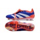 adidas Predator Elite Foldover Tongue FG Blu Lucido Ftwr Bianco Rosso Solare