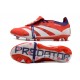 adidas Predator Elite Foldover Tongue FG Rosso Bianco