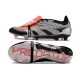 adidas Predator Elite Foldover Tongue FG Nero Argento Rosso