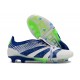 adidas Predator Elite Foldover Tongue FG Bianco Blu Verde