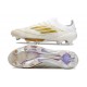 adidas Scarpa da Calcio F50+ Elite FG Ftwr Bianco Oro Met Ftwr Bianco