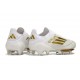 adidas Scarpa da Calcio F50+ Elite FG Ftwr Bianco Oro Met Ftwr Bianco