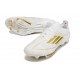 adidas Scarpa da Calcio F50+ Elite FG Ftwr Bianco Oro Met Ftwr Bianco