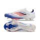 adidas Scarpa da Calcio F50+ Elite FG Ftwr Bianco Rosso Solare Blu Lucido