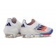 adidas Scarpa da Calcio F50+ Elite FG Ftwr Bianco Rosso Solare Blu Lucido