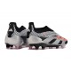 adidas Predator Elite Senza Lacci FG Argento Nero Rosso