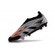 adidas Predator Elite Senza Lacci FG Argento Nero Rosso