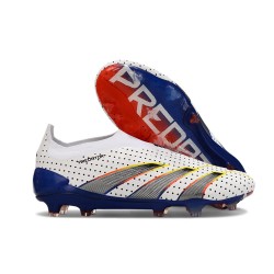 adidas Predator Elite Senza Lacci FG Bianco Grigio