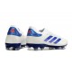 adidas Copa Pure 2 + Elite FG Pelle Ftwr Bianco Blu Lucido Rosso Solare