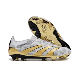 Scarpa Calcio adidas Predator Elite FG Oro Bianco Grigio